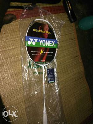 White Yonex voltric z force 2 ld edition Badminton Racket In