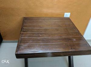 4-seater solid wood dining table (without chairs)