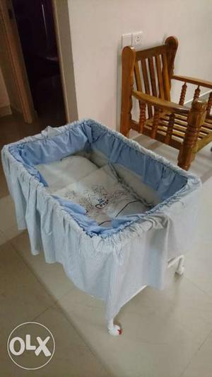 Baby Cradle for sale. The fabric is removable for