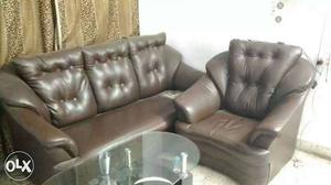 Brown color sofa 3+2 in very good condition. less