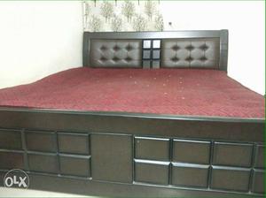 King size bed with storage plus Cotton mattress