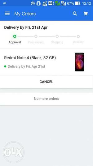 Mi note 4 fully new.. comming soon contact me