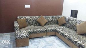 Newly home made sofa set 8 seater and made for
