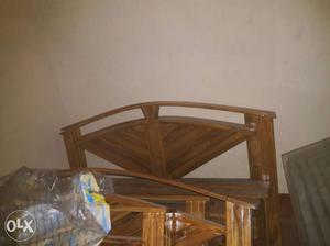 Queen size new hardwood cot only .