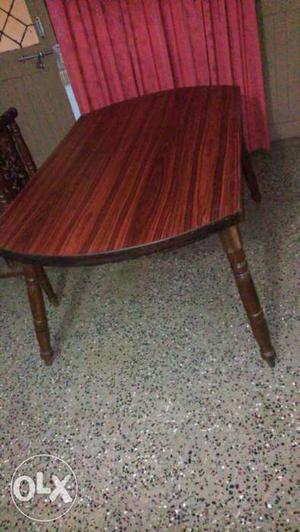 Rose wood dining table(dismantalable) with four
