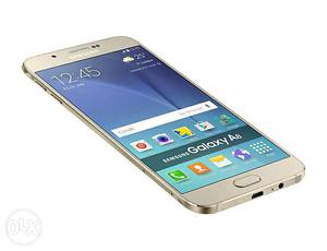 Samsung A8 Gold Color 14 month old Scratchless