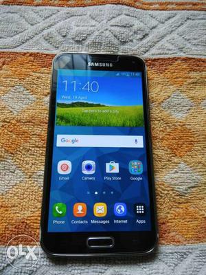 Samsung galaxy S5 black colour single SIM 3g