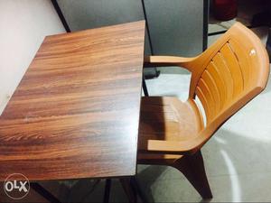 Selling set of a table & chair at half price.