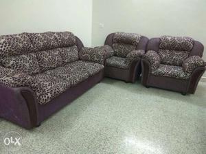 Sofa set 3+1+1 only 4 years immaculate condition