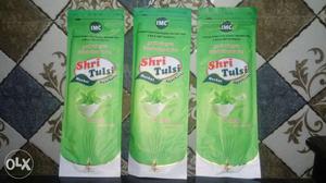Three Shri Tulsi Plastic Packs