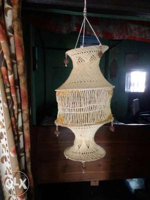 White Yarn Hanging Decor Urgent Sall