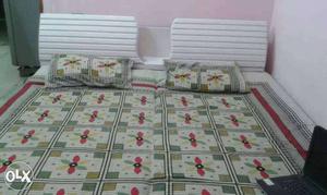 Wooden Double bed with box