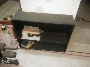 Wooden shelf covered in leatherite 2 pieces