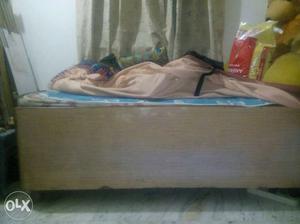 Wooden single box bed (deewan)
