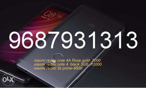 Xiaomi redmi note 4 4GB + 64GB black seal pack