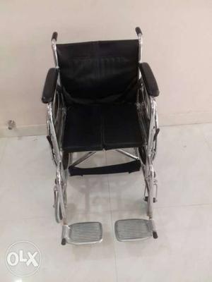 Black And Gray Wheelchair