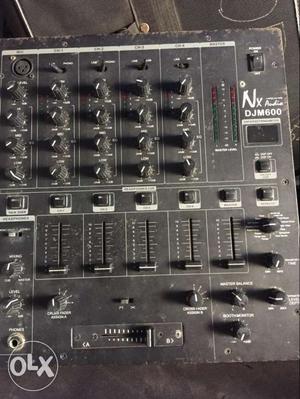Black NX Audio DJ Mixer DJM channel