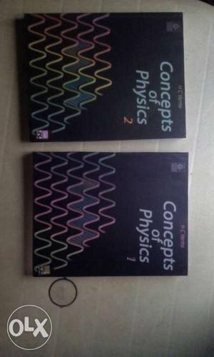 Concept of physics part 1 and 2 brand new books I