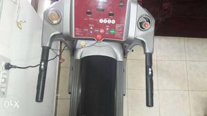 Gray Black And Red Treadmill
