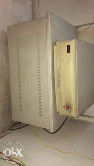 Inverter with battery and stand in proper working
