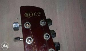 Red Rolf Guitar Headstock