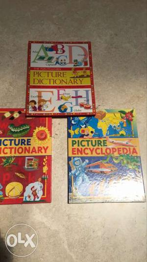 Unused,brand new set of picture dictionaries