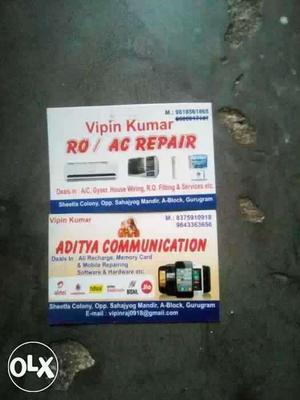 Vipin Kumar And Aditya Communication Cars