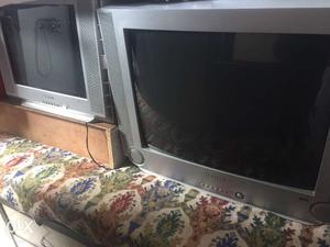 2 Samsung tv's:- 30 inches(not lcd/led)(silver