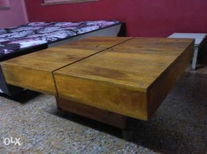 4 months used mahgony wood coffee table. 4 feet