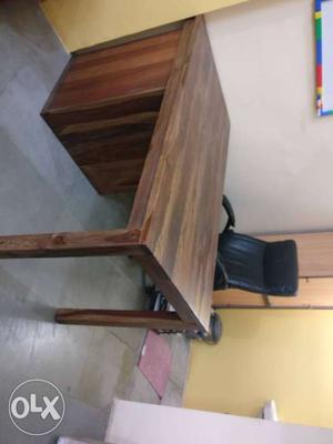 An office table, bought from Urban Ladder 2 yrs