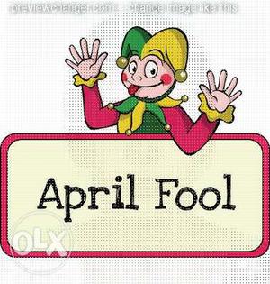 April Fool Sticker
