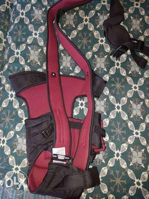 Baby's Maroon And Black baby Carrier, unused