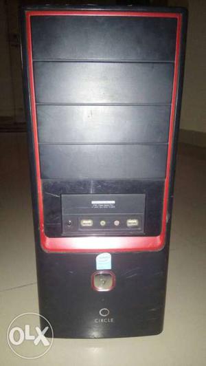 Black And Red Computer Monitor