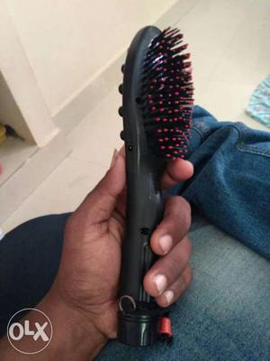 Black And Red Hair Brush