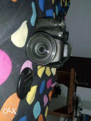 Black Fujifilm Bridge Camera