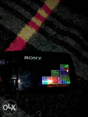 Black Sony Digital Movie Camera