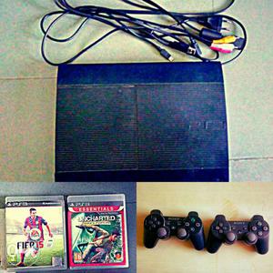 Black Sony PS3 Console With Controller
