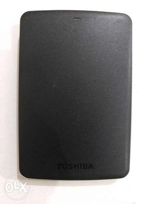 Black Toshiba External Hard Drive