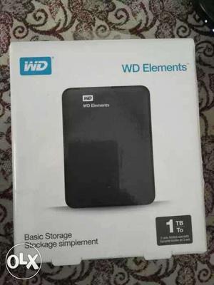 Brand new Black Western Digital Elements hard disk.