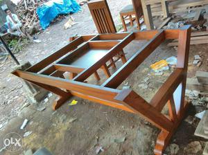 Brown Wooden Table Frame