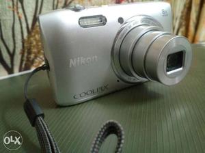 Gray Nikon Coolpix Camera
