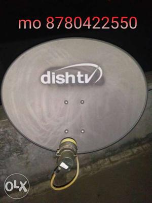Grey DishTV Satellite Dish
