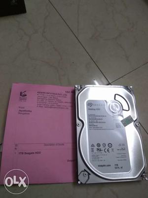 Hard disc with bill 1 year old used only for 3