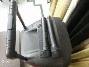 Hi fi indoor/outdoor portable dj pa system with 2 mics,