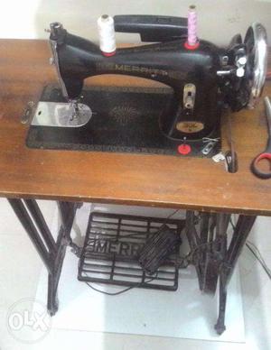 Merritt Sewing Machine with Electric Motor Pedal & Table
