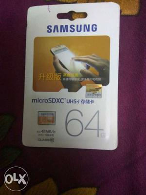 New 64gb memory card..