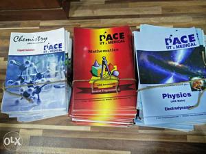PACE IIT material. Around 95 books. Good condition.
