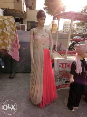 Party wear branded gown