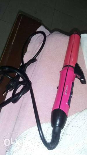 Pink Hair Curler