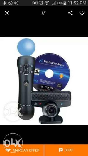 Ps3 motion controller and camera in mint condition